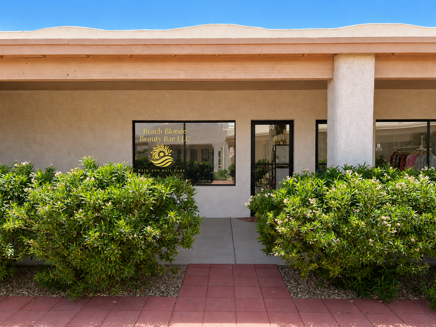 Beach Blonde Beauty Bar LLC exterior storefront in Gold Canyon, AZ